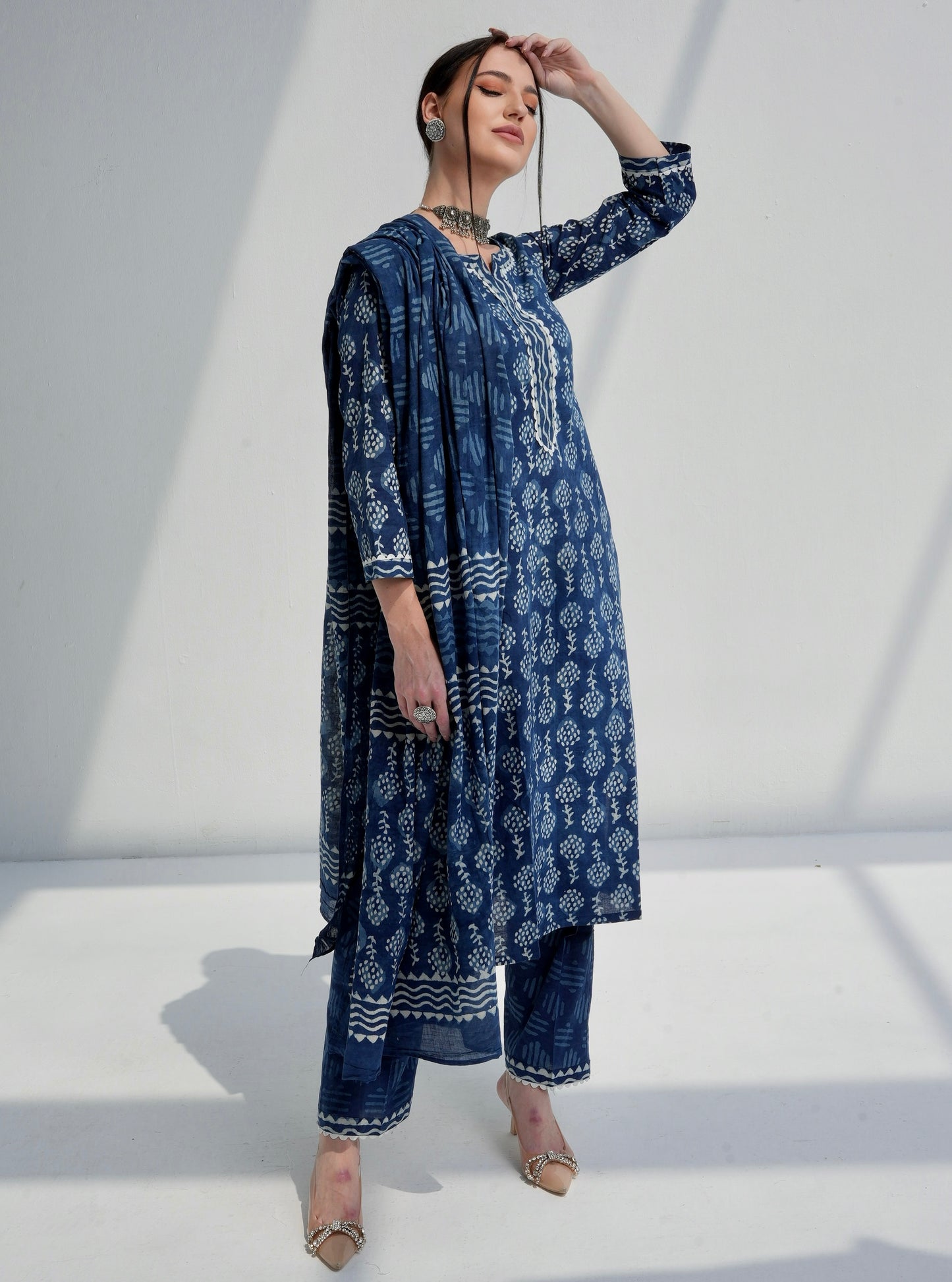 Indigo Kurta Set