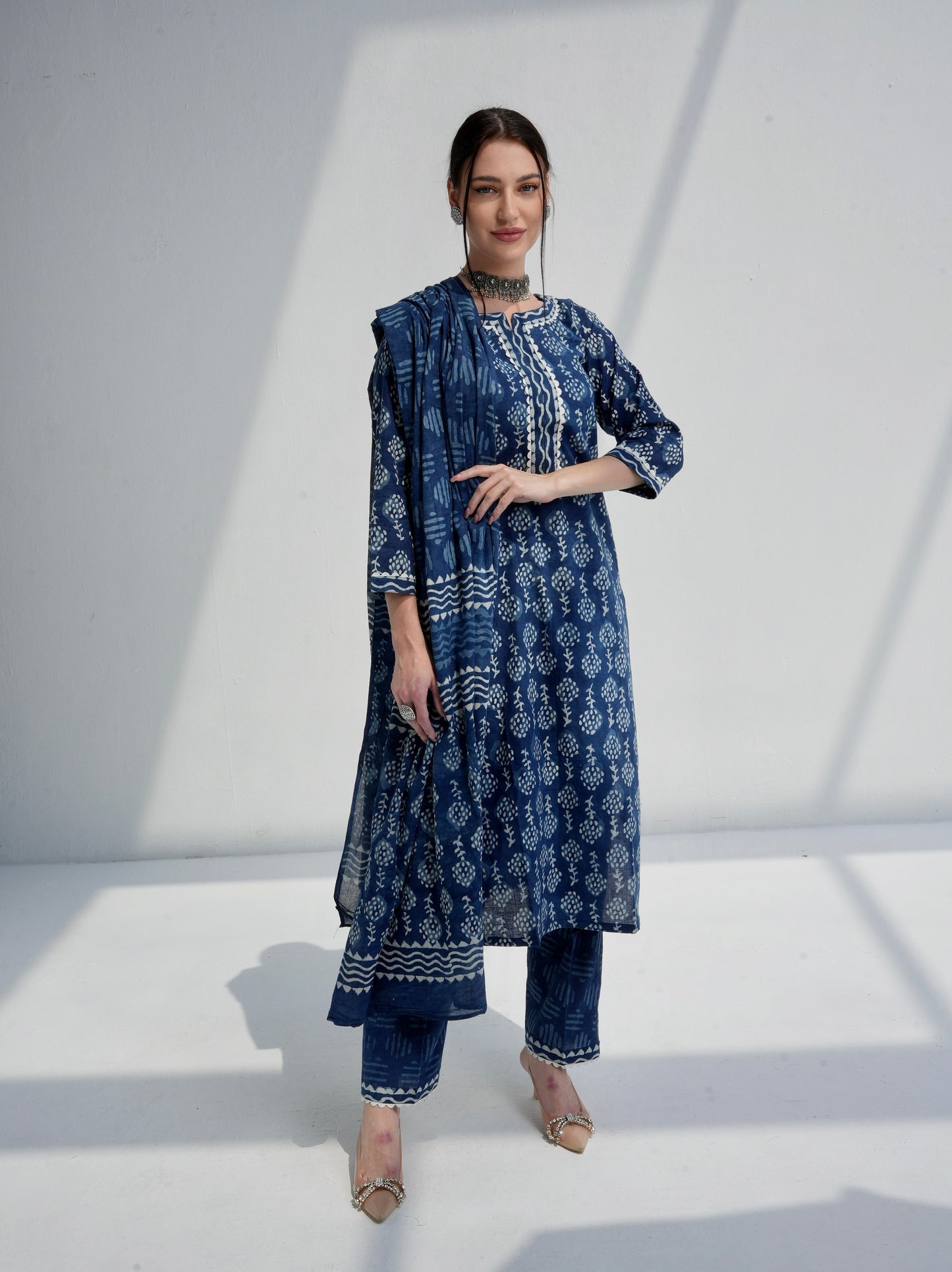 Indigo Kurta Set
