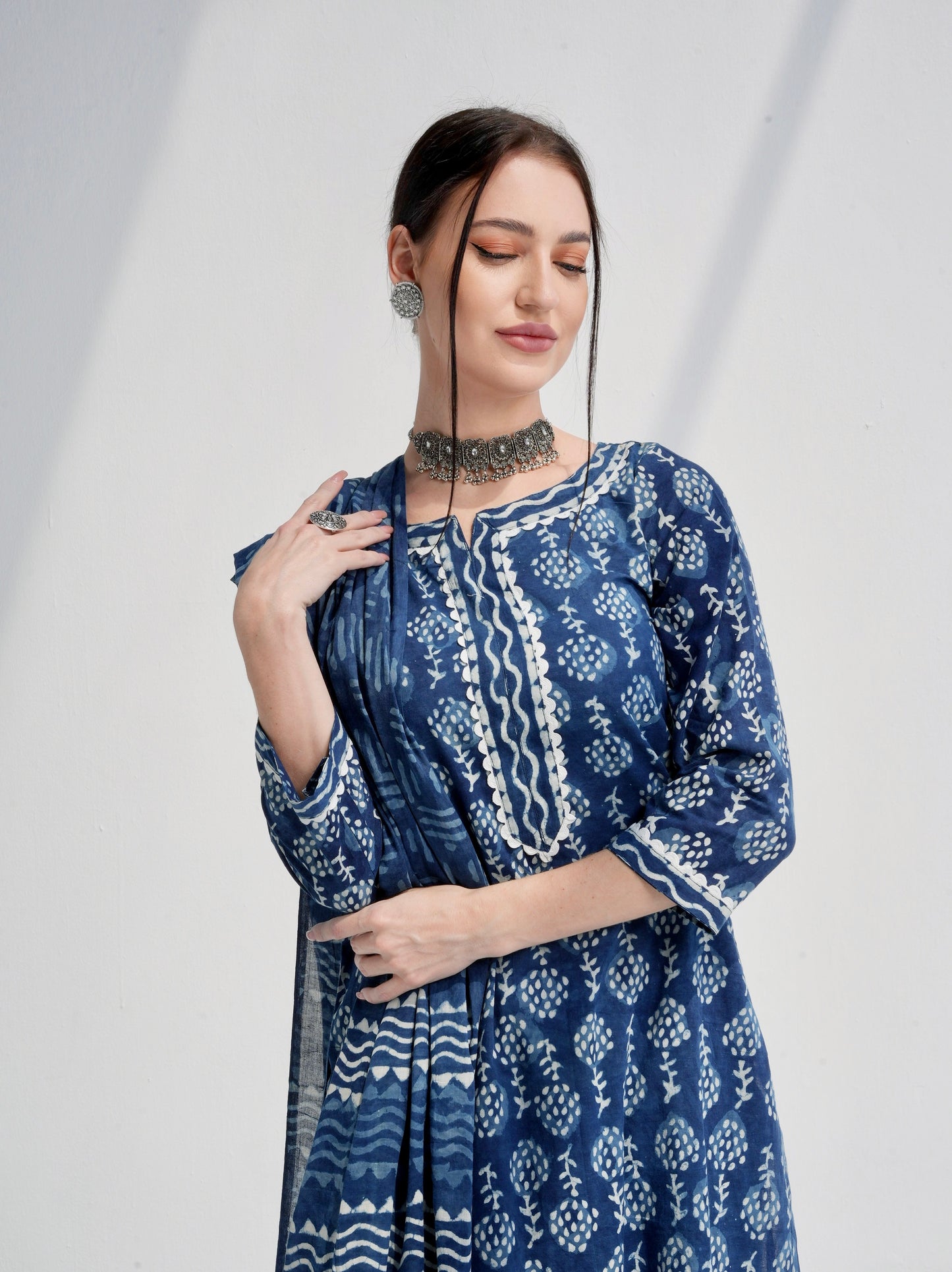 Indigo Kurta Set